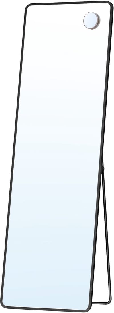 SONGMICS - Spiegel - Spiegel staand - 150 x 40 cm - Aluminium Frame