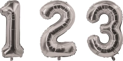 "Ballon cijfer 0 - Feestdecoratievoorwerp - One size"