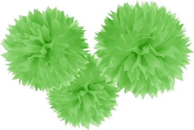 Amscan Pompoms Feestdecoratie 40,6 Cm 3 Stuks Groen