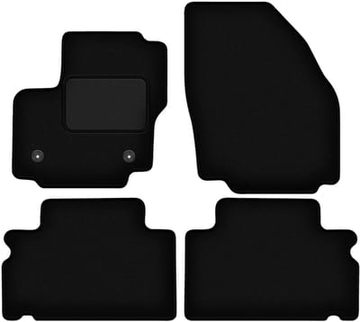 Zwarte veloursmatten voor: Ford Galaxy MK2 minivan (2012-2015)