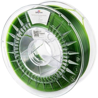 Spectrum Filaments 80735 Premium PCTG Filament PCTG Chemisch bestendig, Geurarm 1.75 mm 1000 g Transparent Green, Groen 1 stuk(s)