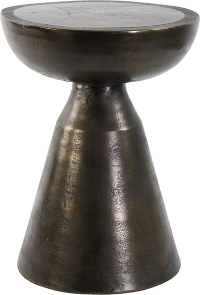 Light & Living Bijzettafel Pasja - Antiek Brons - Ø39.5cm - Modern