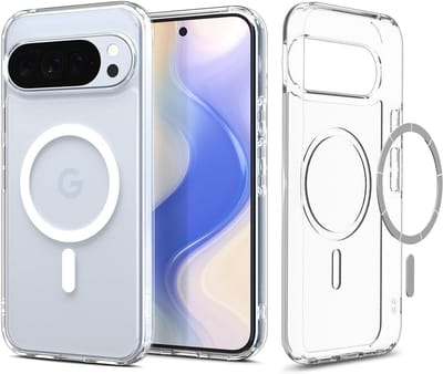 Casemania Hoesje Geschikt voor Google Pixel 10 Pro XL - Transparant - Anti Shock Magnetisch Back Cover geschikt voor Pixelsnap - Geschikt voor MagSafe
