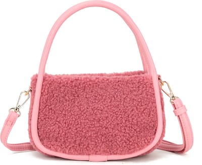 Giuliano kunstlederen handtas Izzy - Teddy - Mini - Roze - Dames