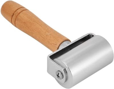 Leren randafwerking gereedschap met houten handvat, carbon staal, voor precisie en vakmanschap