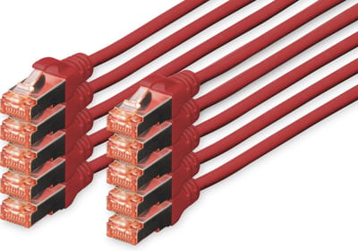 DIGITUS Professional patch cable - 2 m - red - Rood - 2m