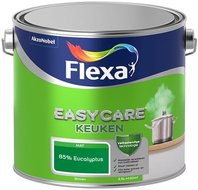 Flexa - Easycare Keuken - 85% Eucalyptus - Mengverf - 2,5 L