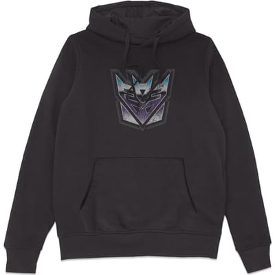 Transformers Retro Decepticon Hoodie - Black - XL