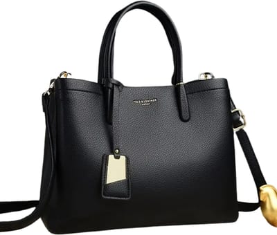 Bovista Handtas Dames - Schoudertas - School - Shopper - Schooltas - Werktas - Zwart
