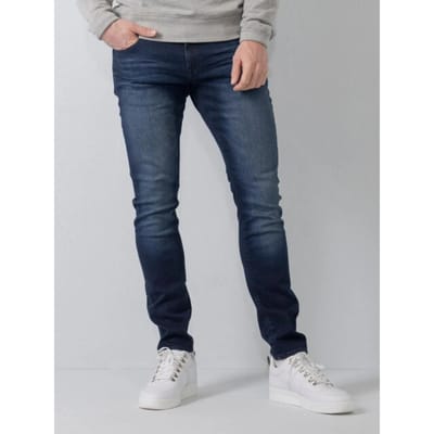 Petrol Industries Heren Jeans Nash - Narrow Fit - Spijkerbroek Skinny - Herenkleding - Blauw - Maat W28L34