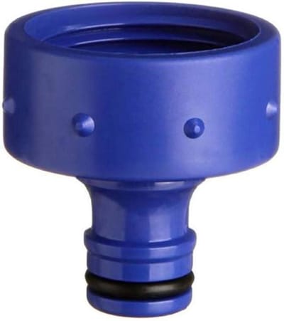 TATAY Kraanneus, vrouwelijk, 1 inch, Top Line, universele aansluiting voor tuinslang, zonwering, eenvoudige installatie, blauw