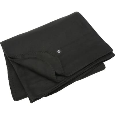 Brandit 135 x 175 cm Zwart Fleece Deken