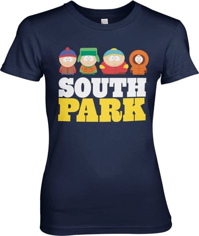 South Park Girly Tee dames-T-shirt marineblauw