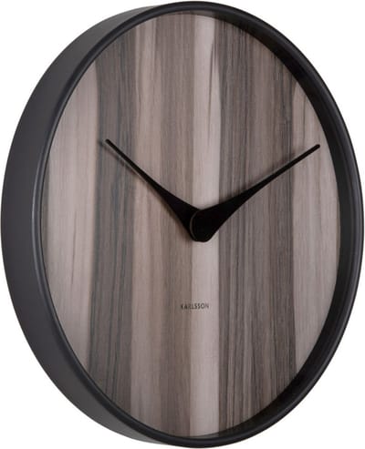 Karlsson Wandklok Wood Melange - Bruin - Ø40cm - Wandklok Modern