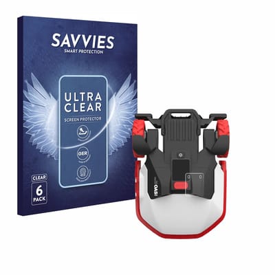 Savvies - Screenprotector voor Kress Mission Mega 3000 KR133E - Folie Beschermfolie transparant 6 Stuks