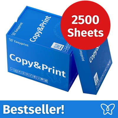 NIEUW: Easyprint Printerpapier Kopieerpapier 2500 Vel 5 x 500 A4 Premium Extra Wit CIE 160 Testwinnaar PEFC-gecertificeerd