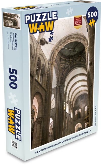 Puzzel Gigantische binnenkant van de Santiago de Compostella - Legpuzzel - Puzzel 500 stukjes