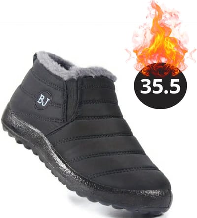 Nivard Snowboots - Sneeuwschoenen - Sneeuwboots - Dames - Wintersport - Ski - Skischoenen - Zwart - 35.5 - Laag