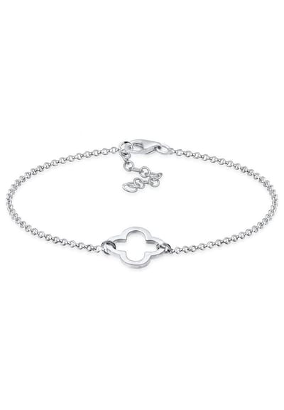 Elli - Armband - Dames Klaverblad Uitgesneden Symbool in 925 Sterling Zilver - Dames