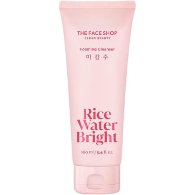 THE FACE SHOP Rijstwater Bright Reinigingsschuim 160ml white
