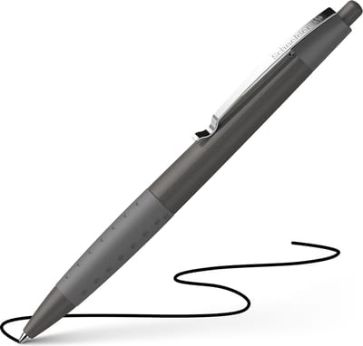 Schneider balpen – Loox – softgrip - penpunt M - zwart - S-135501