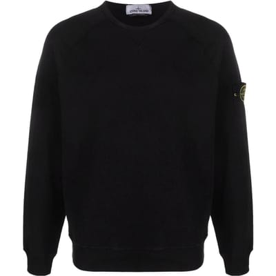 Stone Island Ss22 Sweat à capuche Logo Manches Longues Homme sweatshirt Noir 761566360-V0029 M black