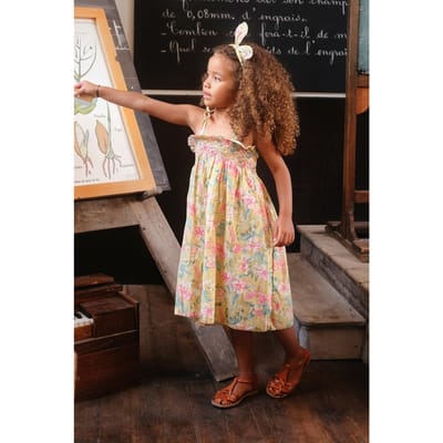 Louise Misha Dress Marceline Soft Honey Parrots Size: 9M | Dresses Outlet | Unisex |