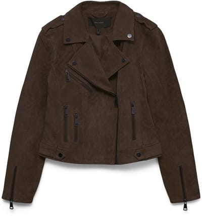 VERO MODA - VMROYCEALICE SHORT SUEDE JACKET NOOS - Dames - Gewatteerde jassen