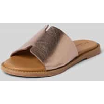 Tamaris leren muiltje 1-27135-42 915 damesschoenen slip-on M2713542 metallic