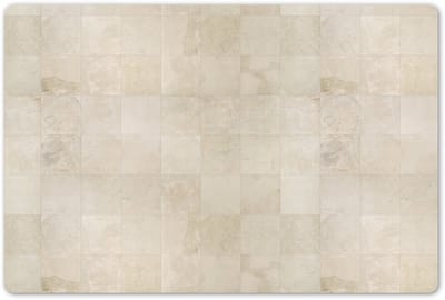 Placemats 45x30 cm - Placemat kunststof - 1 stuk - Beige - Tegels - Antiek - Design - Borden onderleggers - Decoratie voor op tafel - Keuken tafeldecoratie accessoires - Vinyl onderlegger - Tafelversiering