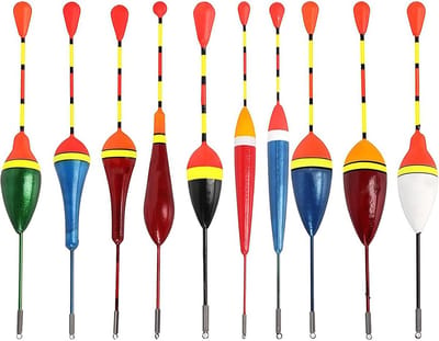 Visdobbers Set - Schuim Dobbers - Forel Vissen - Hoge Zichtbaarheid - 0.6-4.5g Draagkracht - Veelkleurig