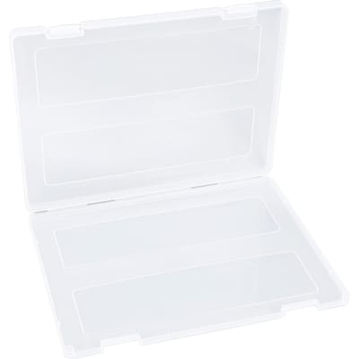 Transparante Documentopbergdoos Transparante Plastic Archiefopbergdoos met Veilige Kliksluiting A5 A5 white