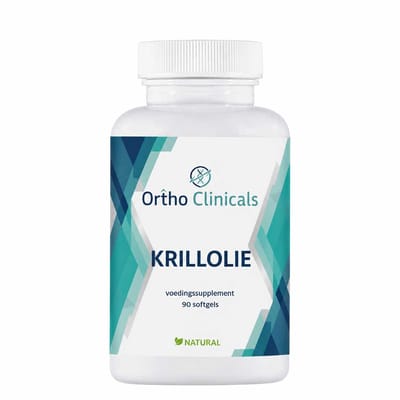 Ortho Clinicals - Premium krillolie uit Antarctica - Rijk aan Astaxanthine - 90 softgels