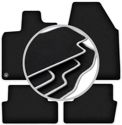 CARLUX-SILVER automatten voor: Nissan Qashqai I J10 crossover (2006-2013)