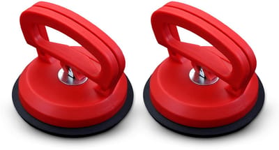 Inovra- Tegelzuignap 115 mm - Professionele Zuignap - 2 Stuks - Sterke Trekkracht - Duurzaam - Ergonomisch Ontwerp