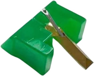Platenspeler Naald - Vervangende Stylus - Muziek Afspelen - Specifieke Pasvorm - 5x4x3 cm - Groen