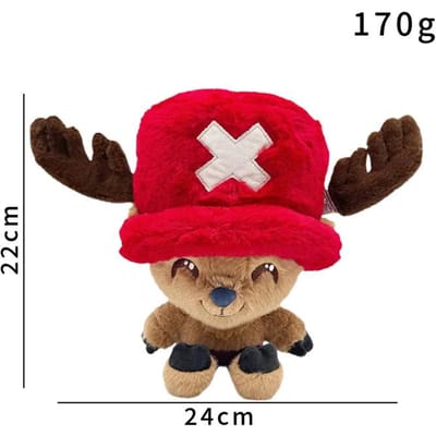 2026 Nieuwe Anime One Piece Tony Tony Chopper Pluche Schattige Schiparts Hert Anime Periferieën Pluche Pop Speelgoed Verjaardagscadeau Voor Kind red