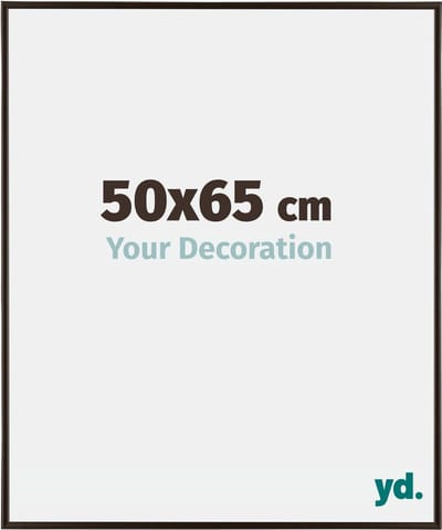 Your Decoration - Fotolijst 50x65 cm - Kunststof - Antraciet - Evry