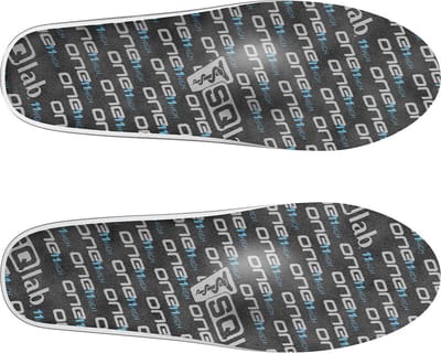 SQlab One11 High Inlegzolen - Maat 40 - Schoenzolen voor Sport - Geschikt voor Fietsen/Wielrennen - Extra Ondersteuning - Zwart/Rood