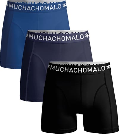 Muchachomalo Boxershort heren – 3 Pack – 95% Katoen – Heren Ondergoed – Kleding – Stevig Ondergoed – Onderbroeken Heren