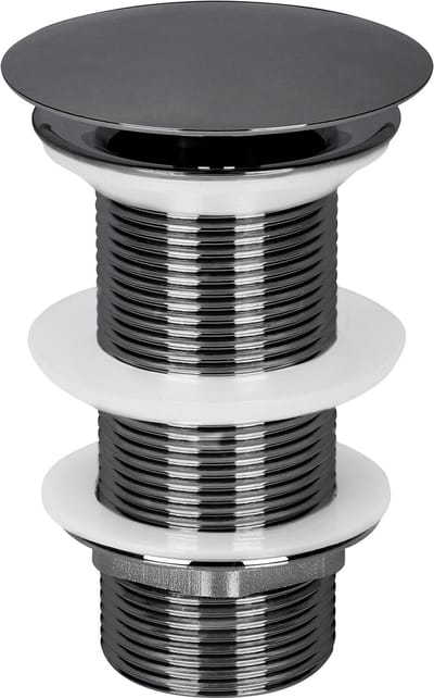 Differnz Afvoerplug Gun Metal - Always Open Mix & Match - Maat: L - Ã˜ 72 mm