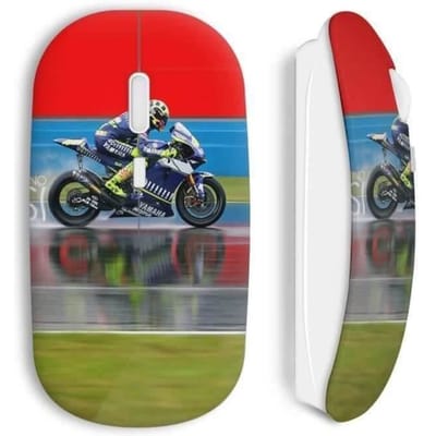 Souris Sans Fil - Valentino Rossi - Motogp - Rouge - USB Wifi - Compatible Mac et PC