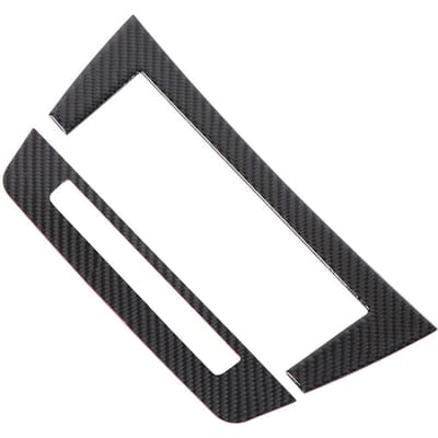 Koolstofvezel Auto Console Centrale Bedieningspaneel Afdekking Sierlijst voor Mercedes Benz W204 Klassieke Stijl gray