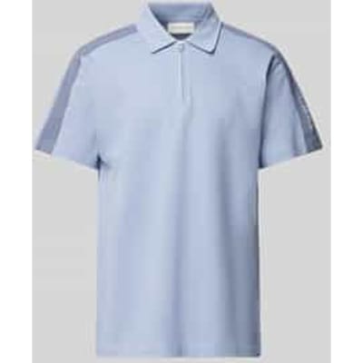 Poloshirt met labeldetail