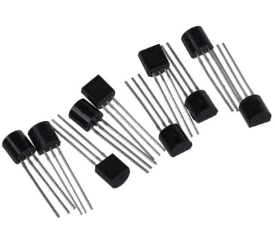 Dailygoods - Digitale Temperatuursensor - 10x DS18B20 - Meetbereik van -55°C tot +125°C - TO92 Formaat - Programmeerbare Resolutie - Geschikt voor Div...