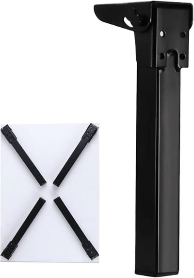Inklapbare tafelpoten - Meubelonderdelen - Meubels repareren - Hoge draagkracht - 35 cm - Zwart