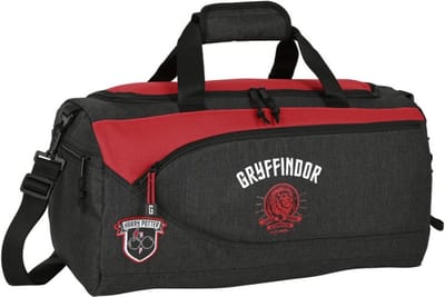 Harry Potter - Gryffindor - Sporttas - Reistas - Zwart Kastanjebruin (50 x 25 x 25 cm)