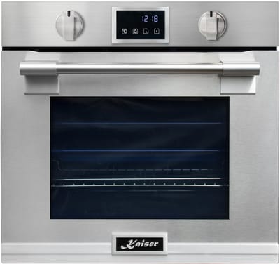 Kaiser EH 6339 XXL Inbouwoven 86L, met pyrolyse & AirFry, touch display, draaiknop, 11 functies, roestvrij staal met anti-aanrakingseffect