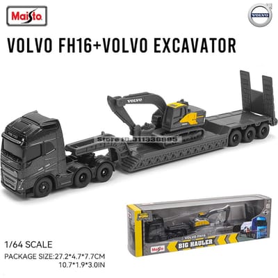 Maisto 1:64 Scania 770 S Volvo Heftruck Transportvoertuig Graafmachine Die-Cast Precisie Model Auto Model Collectie Cadeau