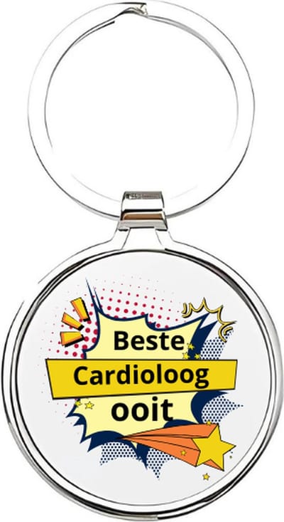 Akyol - beste cardioloog ooit Sleutelhanger - Arts - de beste cardioloog - cardioloog - hartexpert - hartspecialist - arts - artsen - ziekenhuismedewerker - huisarts - verpleegkunde - verzorger - verpleegkundige - verzorgster - medicus - 4 x 7,5 CM